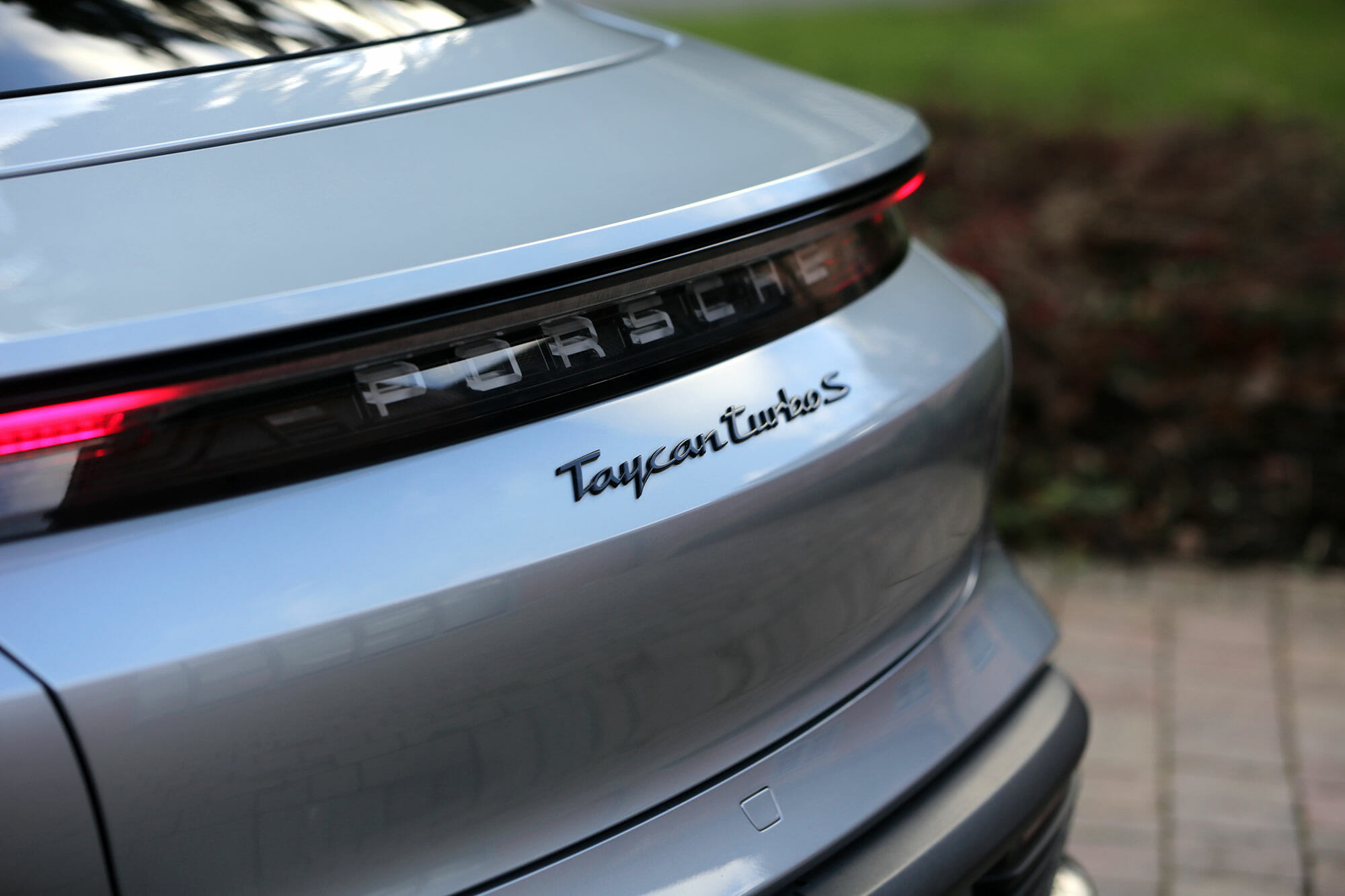 Porsche Taycan Turbo S Rear Badge